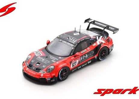 Spark 1/43 (SG850) Porsche 911 GT3 CUP ＃127 KKramer Racing Winner Cup 2 class 24H Nurburgring 2022