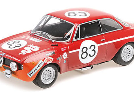 MINICHAMPS 1/18 (155722283) Alfa Romeo GTA 1300 Junior #83 Autodelta Spa 24H 1972