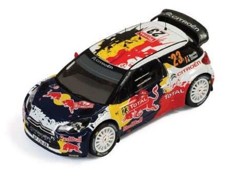 ixo models 1/43 (RAM488) Citroen DS3 WRC #23 Rally Monte Carlo 2012