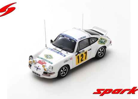 Spark 1/43 (S6641) PORSCHE 911 CARRERA RS 2.7 #127 MONTE CARLO RALLY 1978