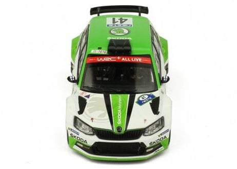 ixo models 1/43 (RAM684) SKODA FABIA R5 #41 Rally Finland 2018 K. Rovanpera