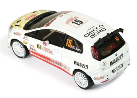 ixo models 1/43 (RAM380) Fiat Abarth Grande Punto S2000 #15 7th Rally Monte Carlo 2009