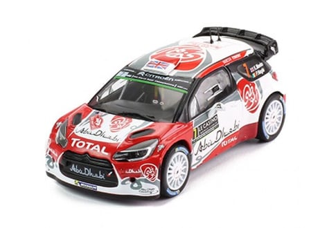 ixo models 1/43 (RAM627) CITROEN DS3 WRC #7 Rallye Monte-Carlo 2016