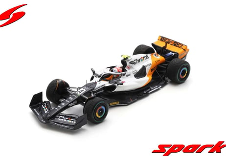Spark 1/43 (S8583) McLaren MCL60 #4 McLaren 9th Monaco GP 2023 Lando Norris