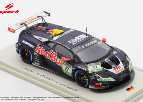 Spark 1/43 (SG1007) Lamborghini Huracan GT3 EVO2 #27 Red Bull Team ABT 24H Nurburgring 2025