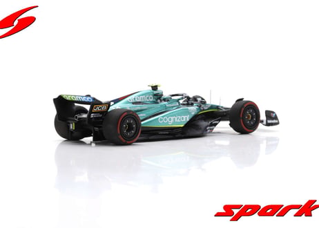 Spark 1/43 (S8595) Aston Martin AMR23 #14 Aston Martin Aramco Cognizant F1 Team 7th British GP 2023