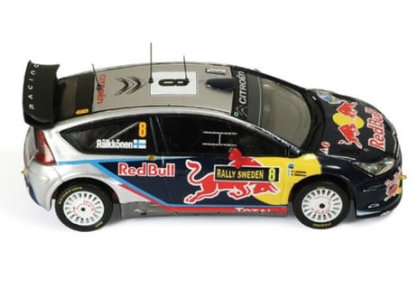 ixo models 1/43 (RAM409) Citroen C4 WRC #8 3rd Rally Sweden 2010
