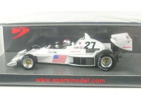 Spark 1/43 (S1893) Permelli VP J4B #27 6th South African GP 1976