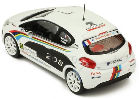 ixo models 1/43 (RAM559) Peugeot 208 R2 WRC #0 Tour de Corse 2012
