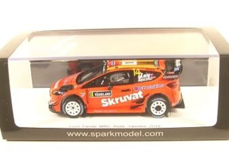 Spark 1/43 (S5968) Ford Fiesta WRC Team Adapta #14 Rally Sweden 2018