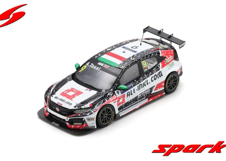 Spark 1/43(S8964)Honda Civic Type R TCR#9ALL-INKL.DE Munnich Motorsport 3rdRace2WTCR 2020Nurburgring