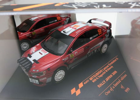 VITESSE 1/43 (43421) MITSUBISHI LANCER EVOLUTION X #59 K.Taguchi/M.Stacey Rally JAPAN 2008