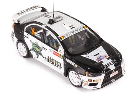 ixo models 1/43 (RAM533) Mitsubishi Lancer Evo X #0 Rallye 2011