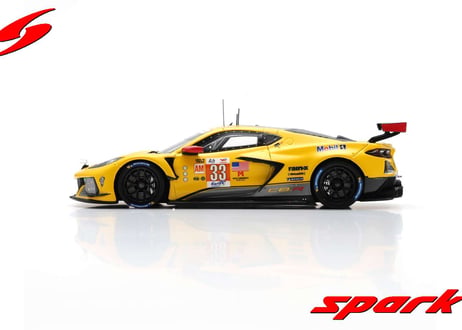 Spark 1/43(S8760)Chevrolet Corvette C8.R #33 CORVETTE RACING Winner LM GTE AM class Le Mans 24H 2023