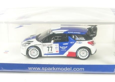 Spark 1/43 (SF170) Citroen DS3 WRC #77 WINNER RALLY CIRCUIT COTE D'AZUR 2019