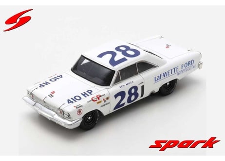 Spark 1/43 (US112) FORD GALAXIE #28 RIVERSIDE 1963
