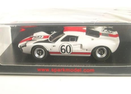 Spark 1/43 (S4538) FORD GT40 #60 24H LE MANS 1966