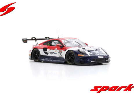 Spark 1/43(SB744)Porsche 911 GT3 R (992) #132 GMG Racing by Car Collection Motorsport 24H Spa 2023