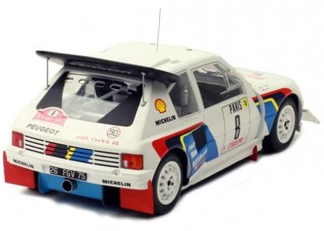 ixo models 1/18 (18RMC049C) Peugeot 205 T16 Evo2 #8 Rally MonteCarlo 1986