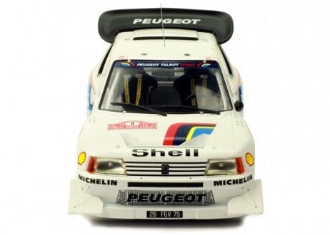 ixo models 1/18 (18RMC049C) Peugeot 205 T16 Evo2 #8 Rally MonteCarlo 1986