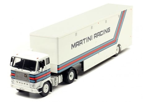 Ixo models 1/43 (TTR018) VOLVO F88 - RACING TRANSPORTER “MARTINI RACING”