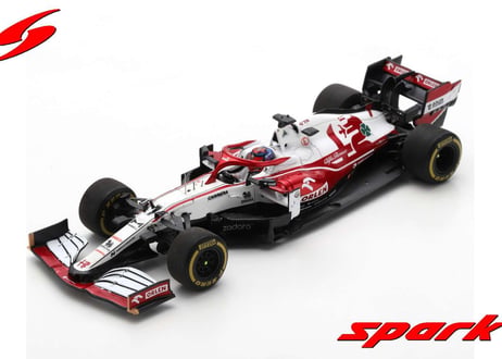 Spark 1/43 (S7662) AlfaRomeo racing ORLEN C41 #7 Bahrain GP 2021