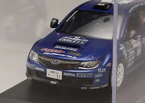 ixo models 1/43 (MDC022) SUBARU インプレッサ WRX STI 2009年 ラリー北海道 #7