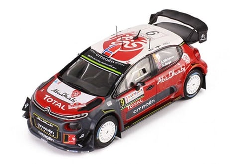 ixo models 1/43 (RAM640) CITROEN C3 WRC #9 Rallye Sardegna 2017
