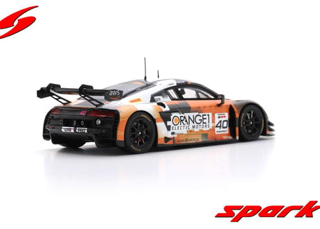 Spark 1/43 (SB704) Audi R8 LMS GT3 EVO II #40 Audi Sport Orange 1 7th 24H Spa 2023
