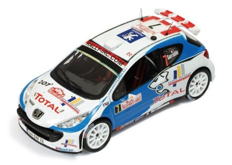 ixo models 1/43 (RAM364) Peugeot 207 S2000 #7 3rd Rally Monte Carlo 2009