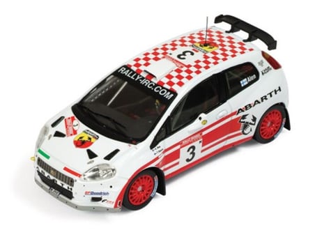ixo models 1/43 (RAM289) Fiat Punto S2000 ABARTH #3 Rally Russia 2007