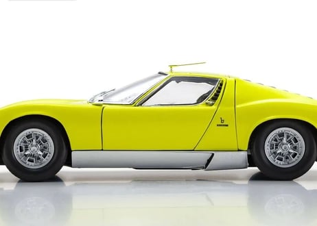 KYOSHO 1/18 (KS08317Y) Lamborghini Miura P400SV Yellow/Silver