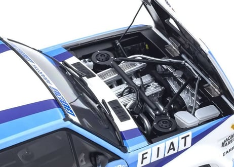 KYOSHO 1/18 (KS08376A) Fiat 131 Abarth Rally 1980 Portugal # 5