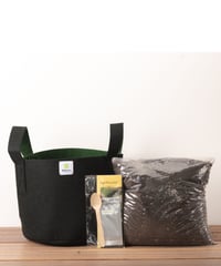 AgriPoucher®︎栽培キット　Mサイズ　ブラック