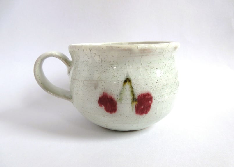 モンブラン、マグカップ 巌陶房 さくらんぼマグカップC | コーヒー豆と雑貨の店 豆ねこ