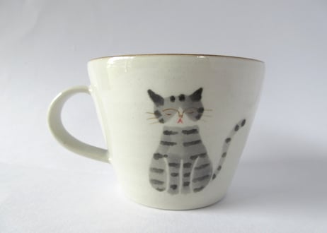 ヒロロ工房　ちいさなマグカップ チャトラ猫とサバトラ猫