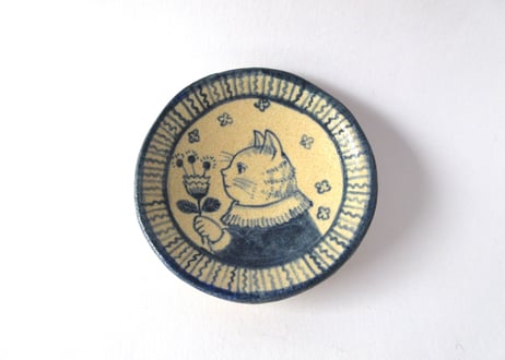 横山裕子　丸小皿①