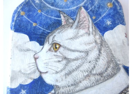 横山裕子　桐板絵　プラネタリィ