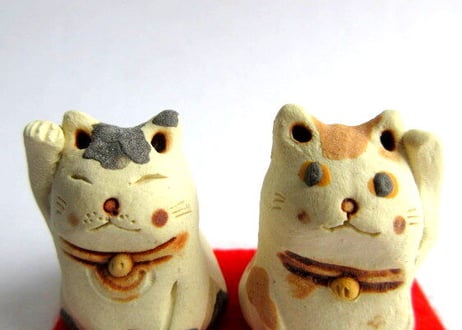 ＊ちいさな招き猫＊ペアC