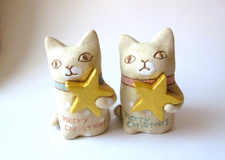 kuu　クリスマス猫＊きんいろの星A・B