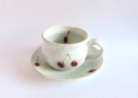 巌陶房 さくらんぼコーヒーカップA