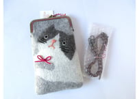 haruru＊woolfelt　スマホポーチA