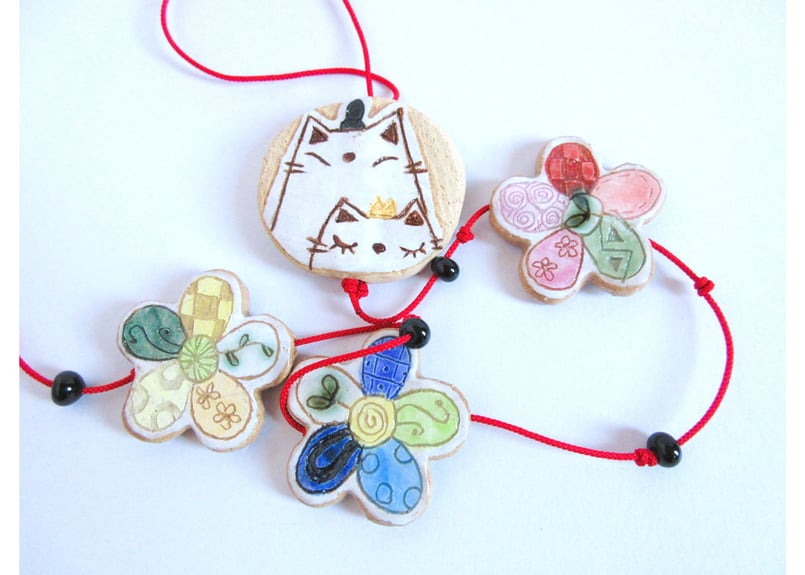 安藤喜代子 ねこのつるし雛 | コーヒー豆と雑貨の店 豆ねこ