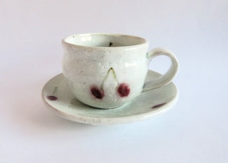 巌陶房 さくらんぼコーヒーカップA