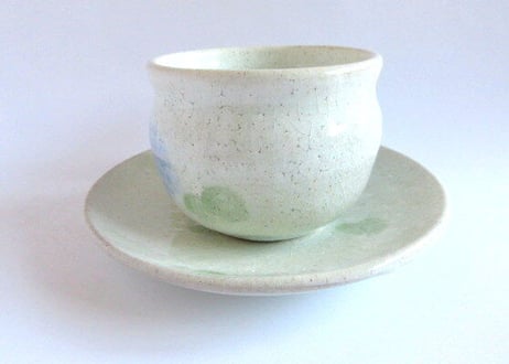 巌陶房 紫陽花のコーヒーカップE