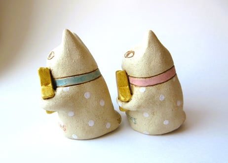 kuu　クリスマス猫＊きんいろの星A・B