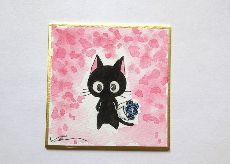 かつきかずお×黒猫ノア 0923＊渡せるかな・・ | コーヒー豆と雑貨の店