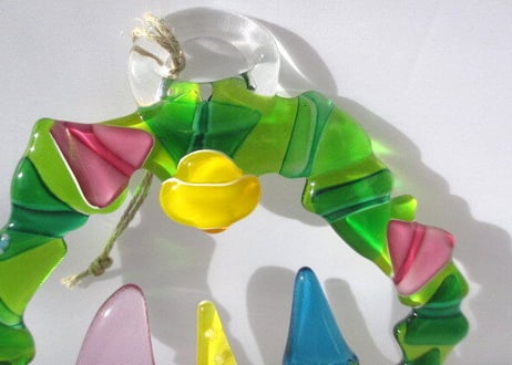 Glass Studio BiBi ガラスのクリスマスリースB