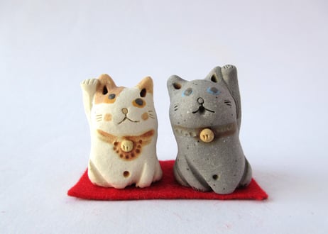 ＊ちいさな招き猫＊ペアG
