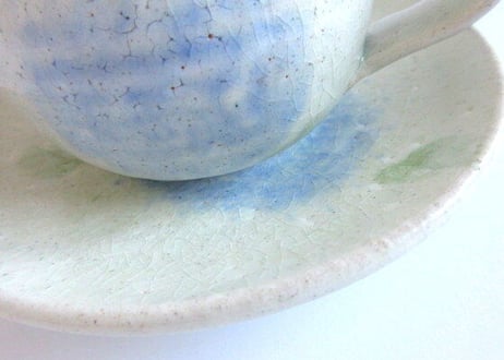 巌陶房 紫陽花のコーヒーカップE